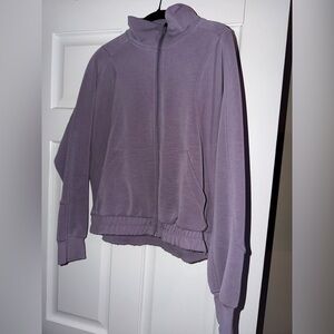 Lululemon Softstreme Zip Track Jacket Purple Ash New w/o Tags 8